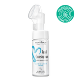 Cleansing foam with integrated brush and hyaluronic acid, 150 ml