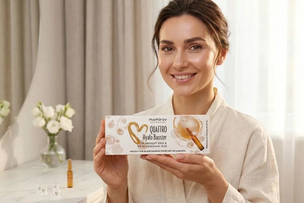 Quattro Hyalo Booster Ampoules with 4D Hyaluronic Acid - 10 ampoules, 20 ml