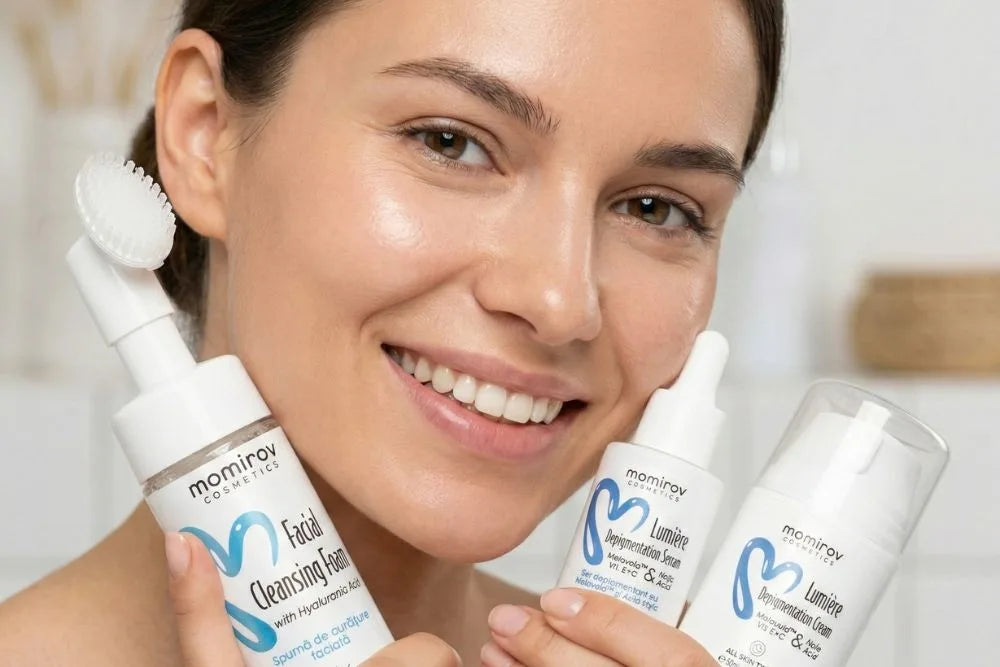 Evening routine for reducing brown spots