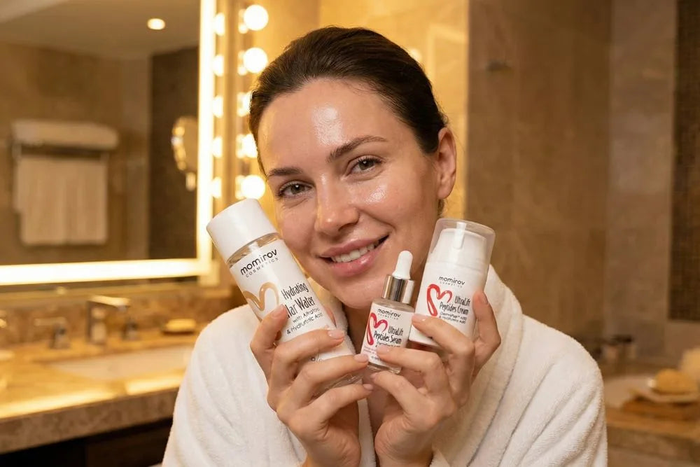 Evening routine for deep wrinkles