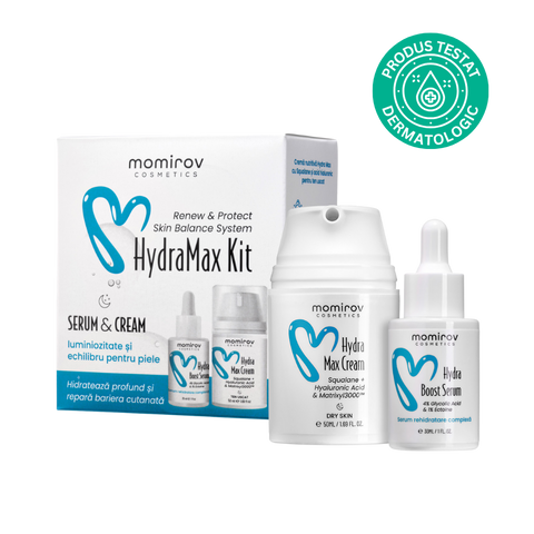 HydraMax Kit with serum and cream for dry skin