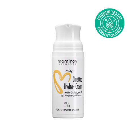 Quattro Hydra+ Mini Cream with collagen and 4 types of hyaluronic acid, 15 ml