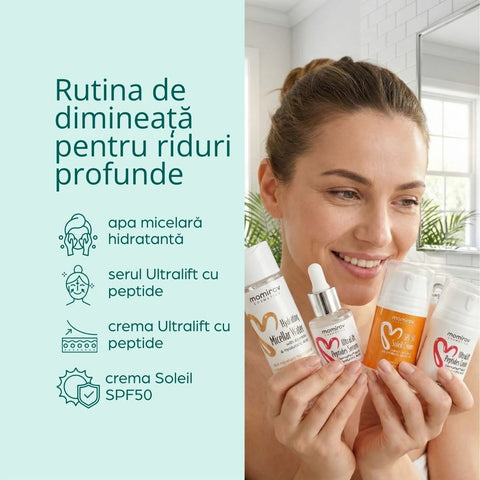 Morning routine for deep wrinkles