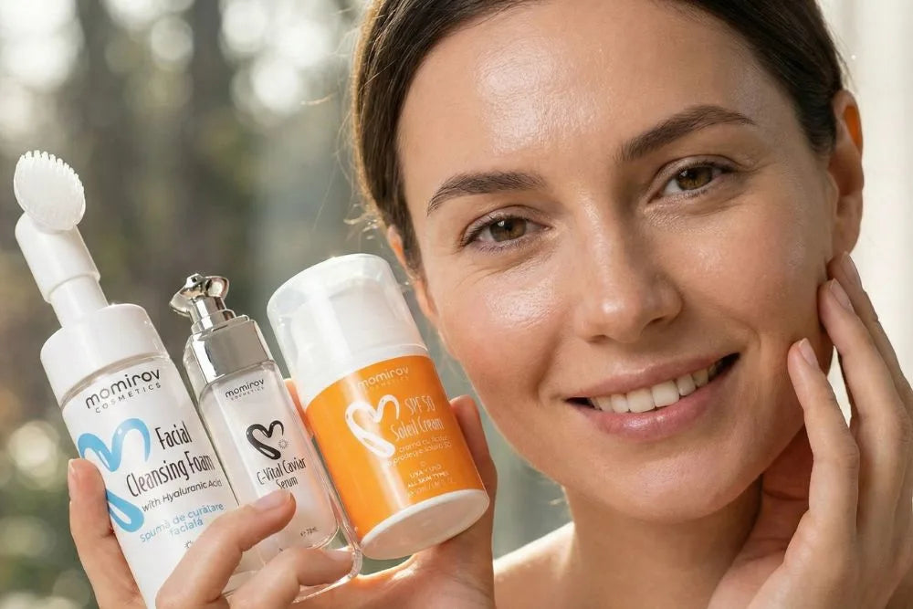 Morning routine – support for correcting brown spots