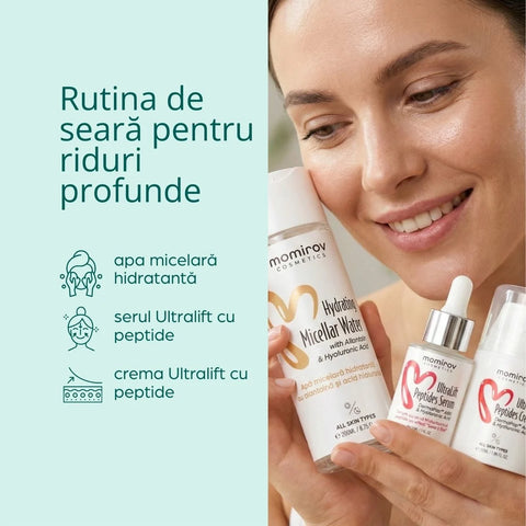 Evening routine for deep wrinkles