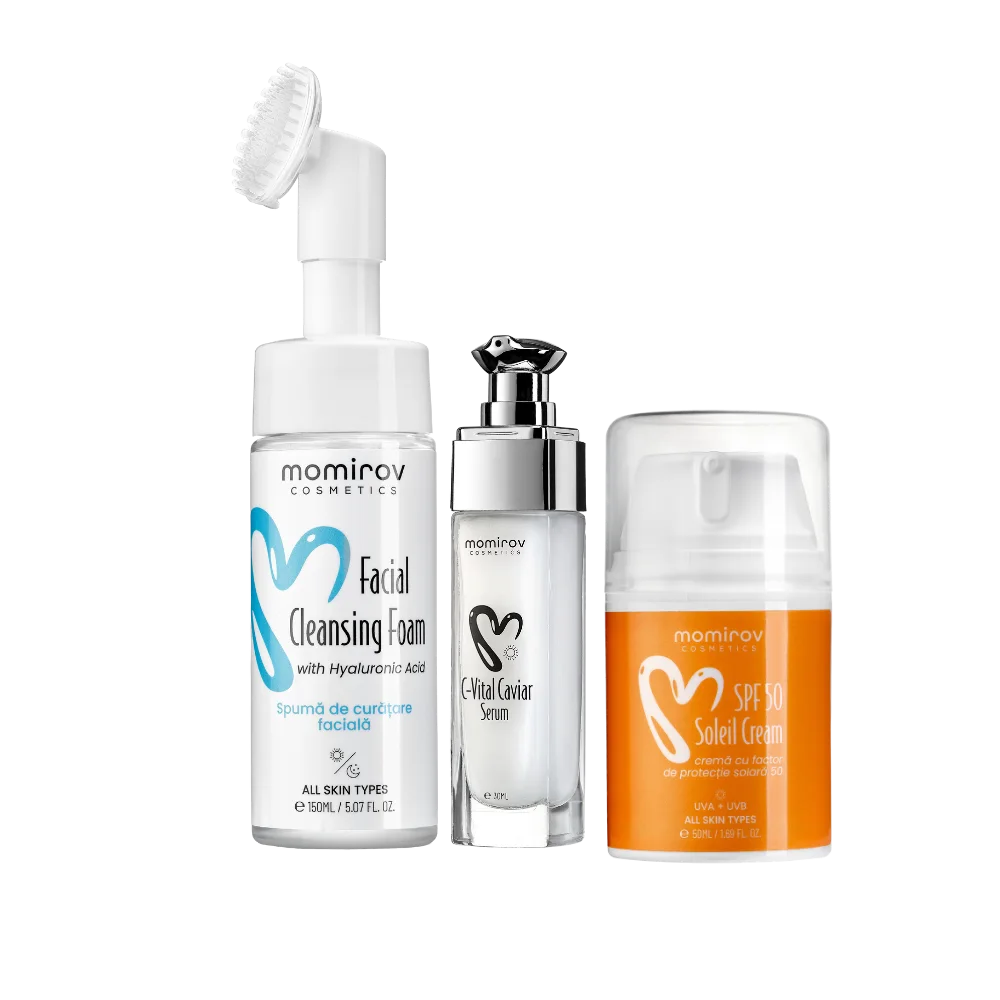 Morning routine – support for correcting brown spots