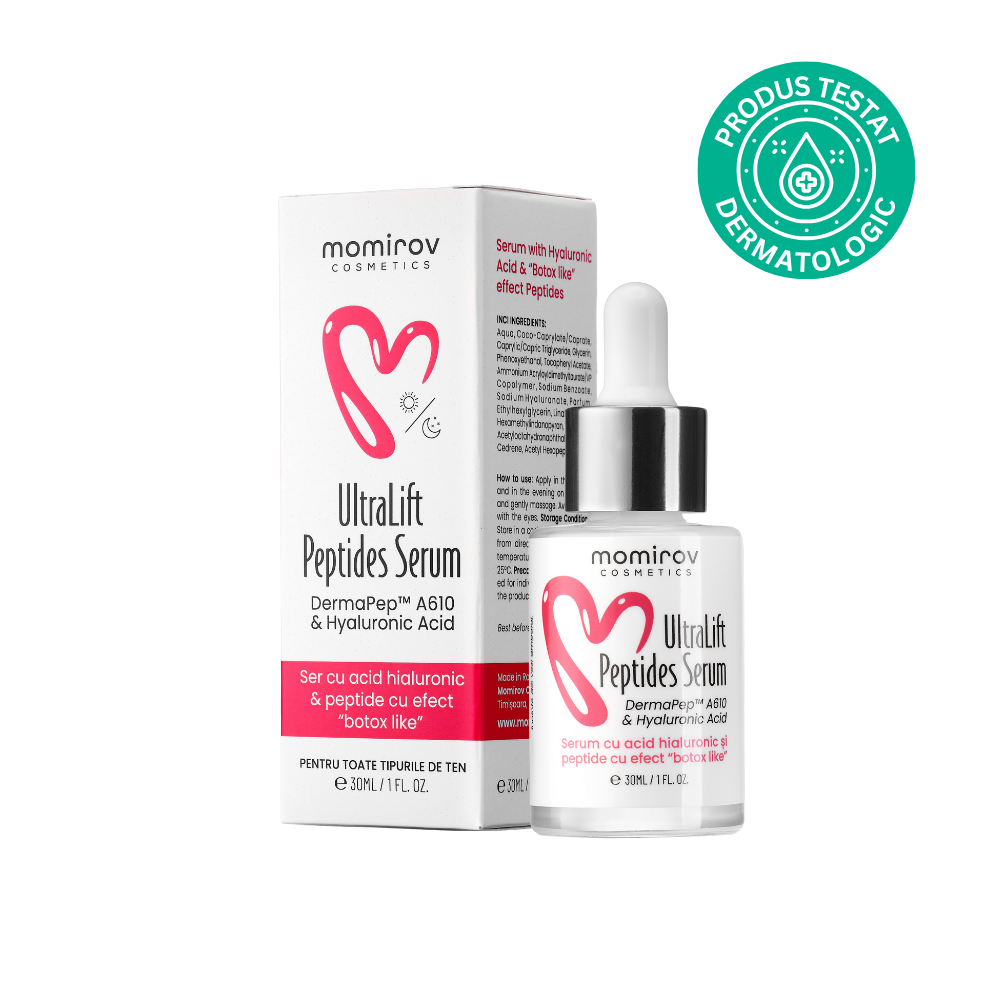 Ultralift serum with peptides and hyaluronic acid, 30 ml