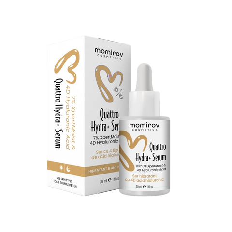 Quattro Hydra+ Serum with 4D Hyaluronic Acid, Squalane and Ectoin, 30 ml
