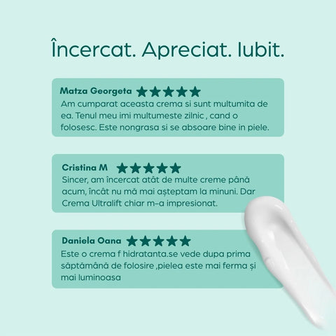 Ultralift Cream with Peptides and Hyaluronic Acid, 50 ml