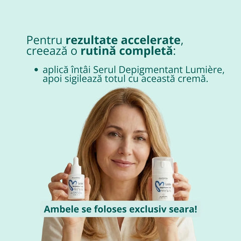 Lumière Depigmenting Cream with Melavoid and Kojic Acid for Brown Spots, 50 ml