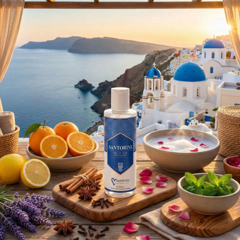 Santorini Scented Shower Gel, 200 ml