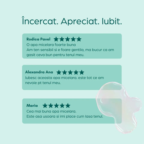 Gentle Micellar Water with Aloe Vera, 200 ml