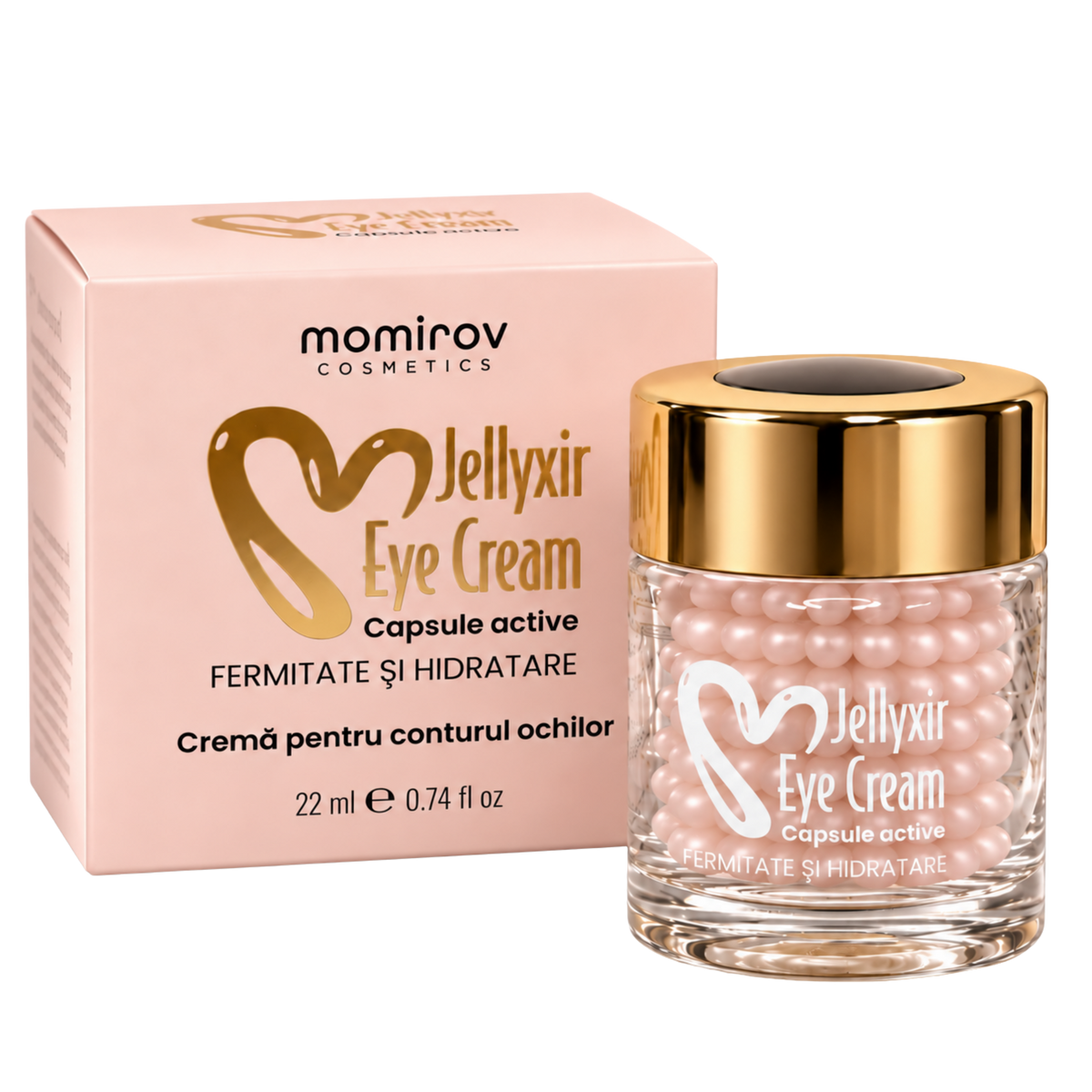 Cremă hidratantă pentru conturul ochilor, Jellyxir Eye Cream, 22 ml