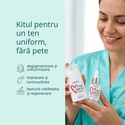 Ultralift Peptides Kit with serum and cream for wrinkle reduction
