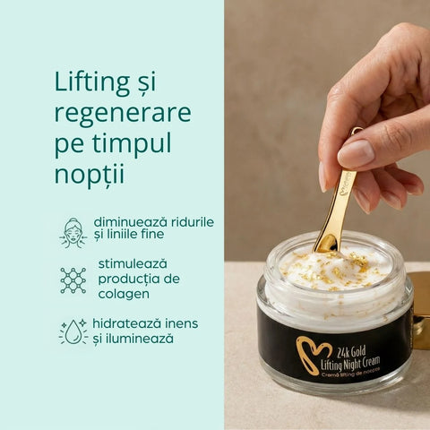 24K Gold and 10% Tens'Up Night Lifting Cream, 50 ml