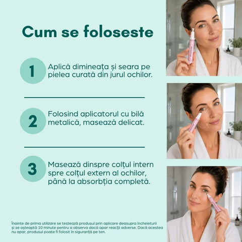 Puff Control cremă pentru reducerea pungilor de sub ochi, 17 ml