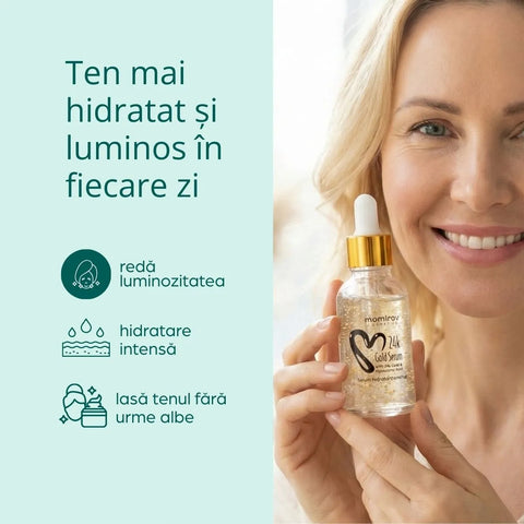 24K Gold and Hyaluronic Acid Serum, 30 ml