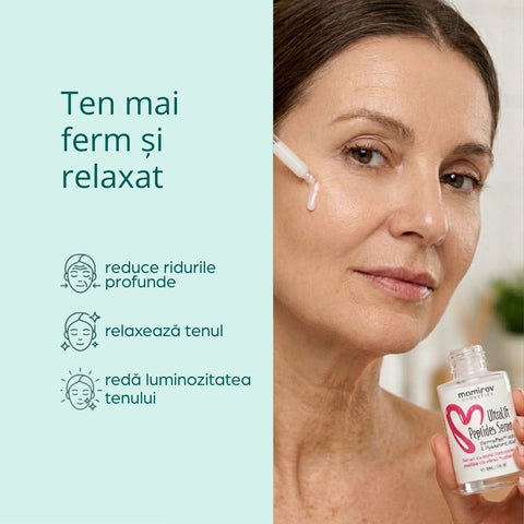 Ultralift serum with peptides and hyaluronic acid, 30 ml